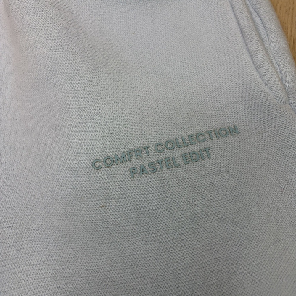 Comfrt Collection Pastel Edit Blue Women's Sweatpants Wide Leg Large Stretch - Picture 8 of 12